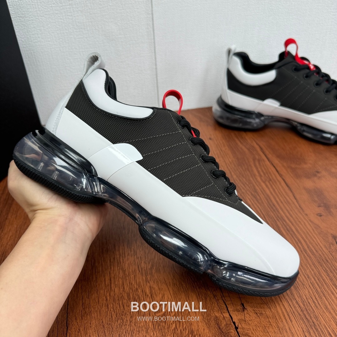 Prada Calfskin Mesh Air Cushion Low Sneakers with Logo Detail 프라다 카프스킨 메쉬 에어쿠션 로우 스니커즈 로고 디테일 4.5cm 4