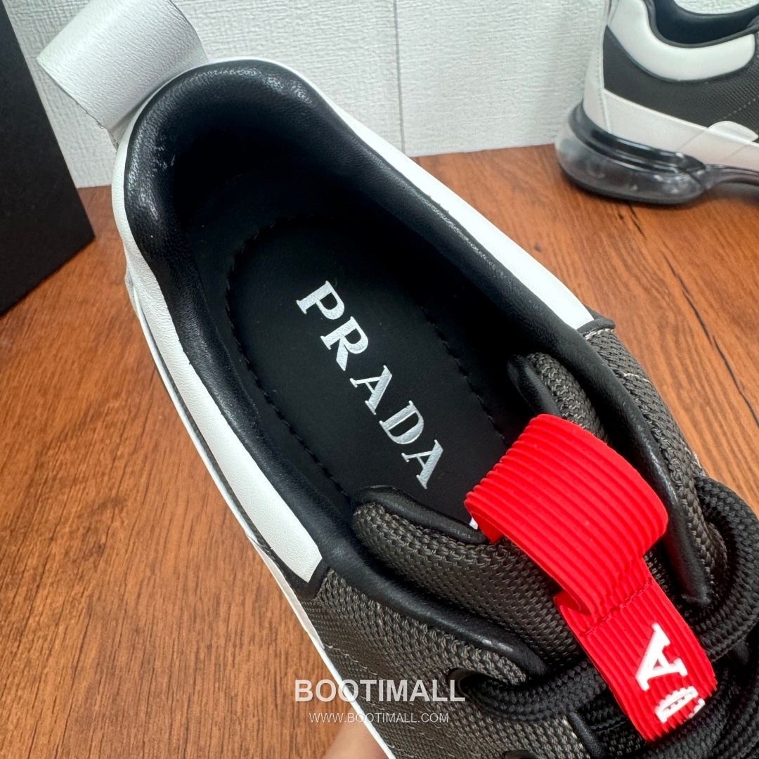 Prada Calfskin Mesh Air Cushion Low Sneakers with Logo Detail 프라다 카프스킨 메쉬 에어쿠션 로우 스니커즈 로고 디테일 4.5cm 7