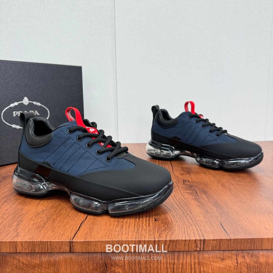 Prada Calfskin Mesh Air Cushion Low Sneakers with Logo Detail 프라다 카프스킨 메쉬 에어쿠션 로우 스니커즈 로고 디테일 4.5cm 1