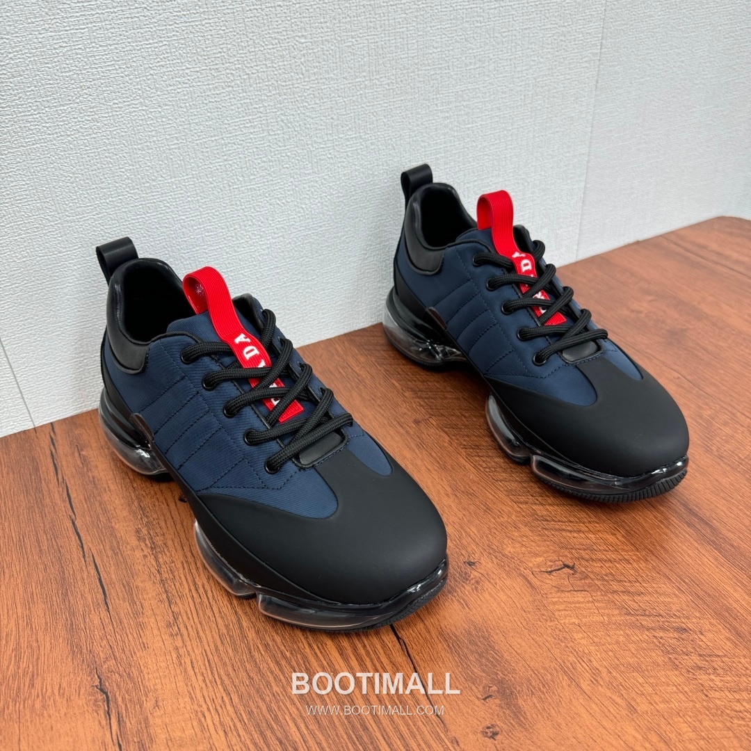 Prada Calfskin Mesh Air Cushion Low Sneakers with Logo Detail 프라다 카프스킨 메쉬 에어쿠션 로우 스니커즈 로고 디테일 4.5cm 2