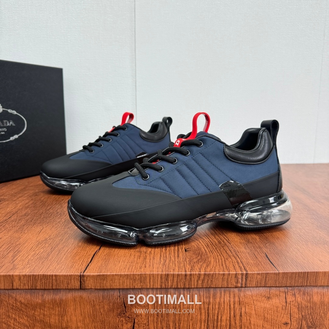 Prada Calfskin Mesh Air Cushion Low Sneakers with Logo Detail 프라다 카프스킨 메쉬 에어쿠션 로우 스니커즈 로고 디테일 4.5cm 3