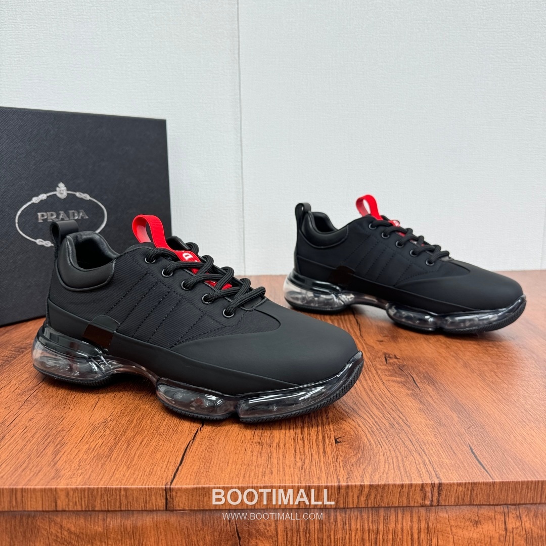 Prada Calfskin Mesh Air Cushion Low Sneakers with Logo Detail 프라다 카프스킨 메쉬 에어쿠션 로우 스니커즈 로고 디테일 4.5cm 1