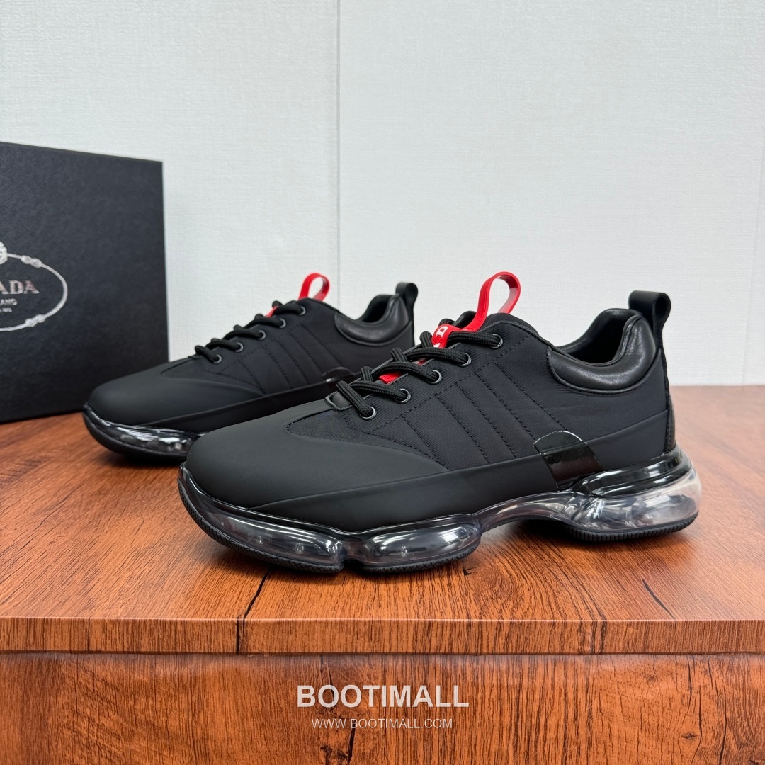 Prada Calfskin Mesh Air Cushion Low Sneakers with Logo Detail 프라다 카프스킨 메쉬 에어쿠션 로우 스니커즈 로고 디테일 4.5cm 3