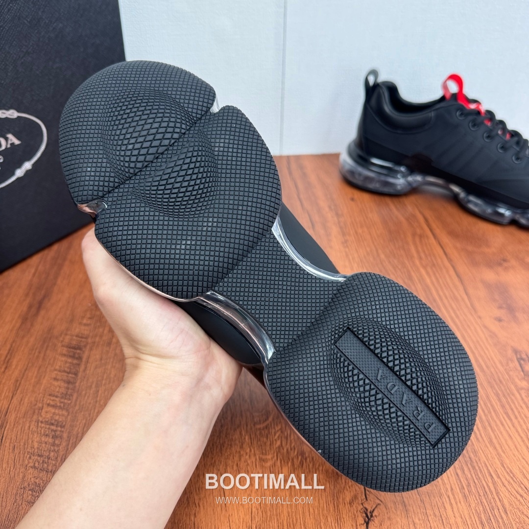 Prada Calfskin Mesh Air Cushion Low Sneakers with Logo Detail 프라다 카프스킨 메쉬 에어쿠션 로우 스니커즈 로고 디테일 4.5cm 9