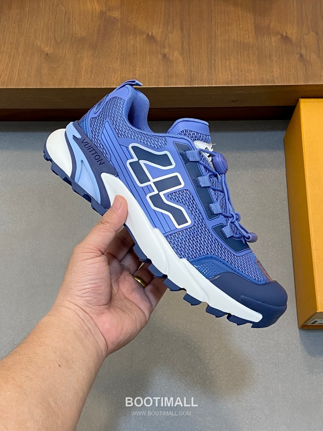 Loro Piana Calfskin Mesh Low Sneakers with Logo Detail 로로피아나 카프스킨 메쉬 로우 스니커즈 로고 디테일 4.0cm 4