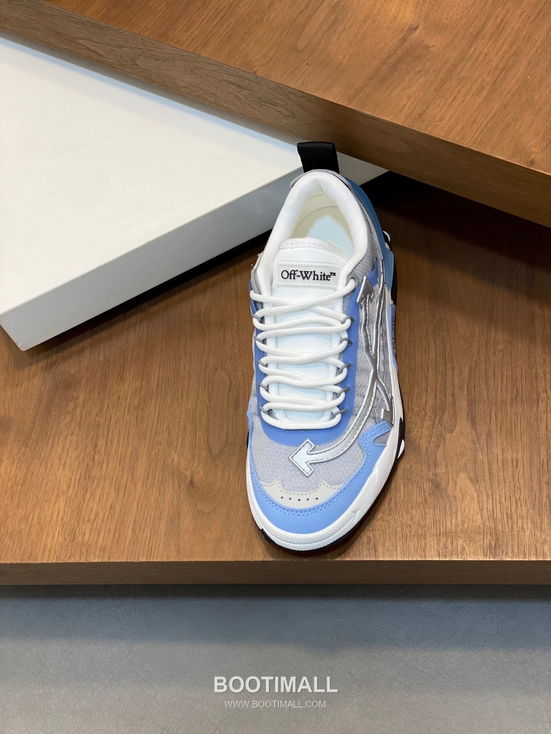 Off-White Hiking Suede Mesh Low Sneakers with Spike Rubber Sole Detail 오프화이트 하이킹 스웨이드 메쉬 로우 스니커즈 스파이크 러버솔 디테일 4.5cm 6