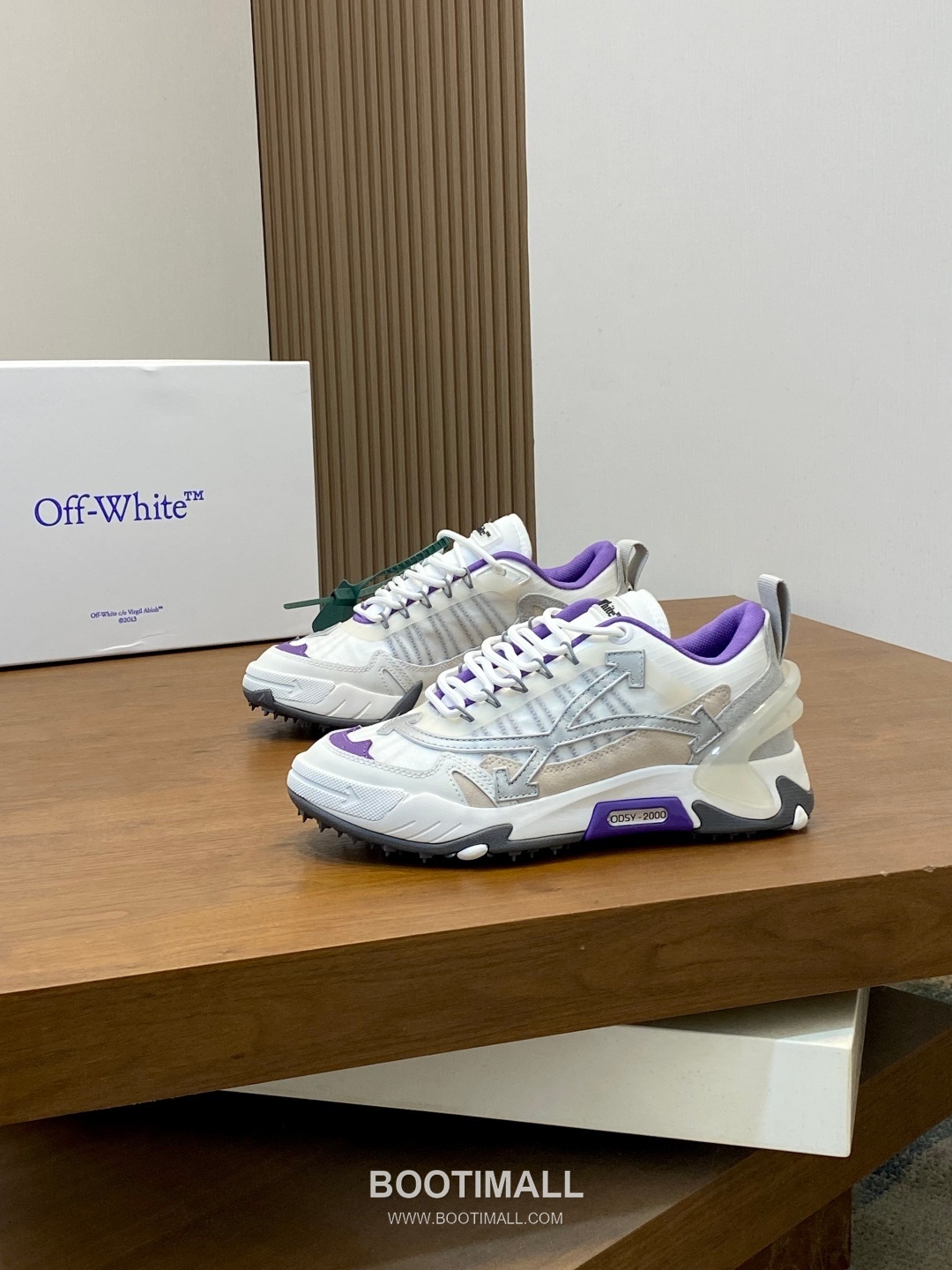 Off-White Hiking Suede Mesh Low Sneakers with Spike Rubber Sole Detail 오프화이트 하이킹 스웨이드 메쉬 로우 스니커즈 스파이크 러버솔 디테일 4.5cm 3