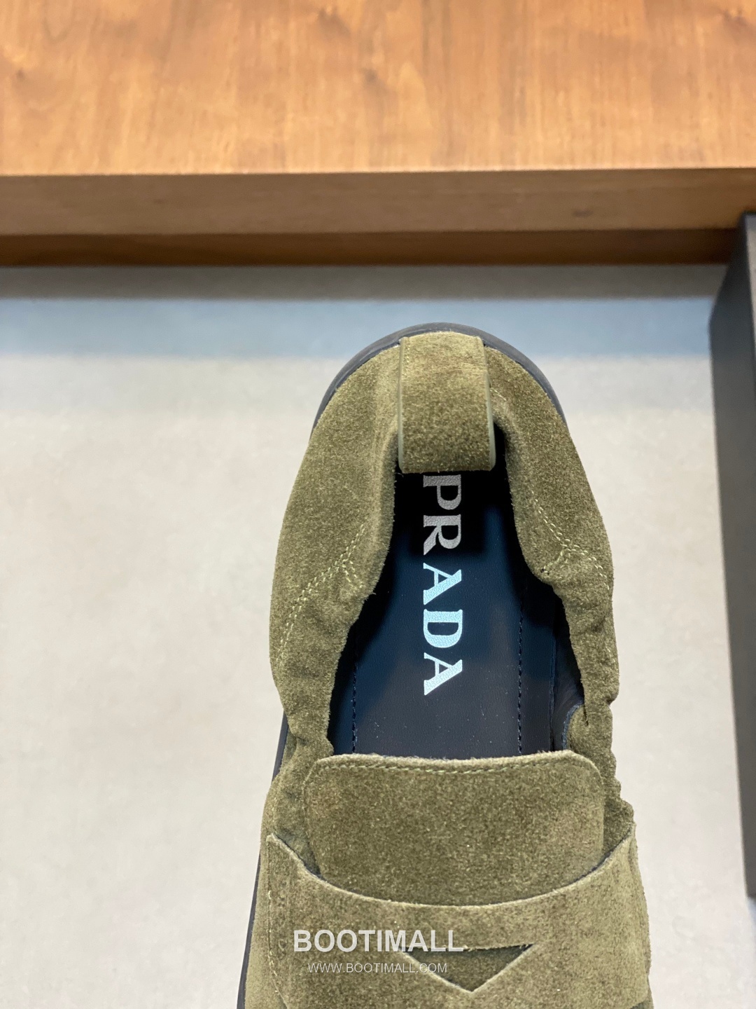 Prada Full Grain Calfskin Slip-On Low Sneakers with EVA TPU Sole Detail 프라다 풀그레인 카프스킨 슬립온 로우 스니커즈 EVA TPU 솔 디테일 4.0cm 7