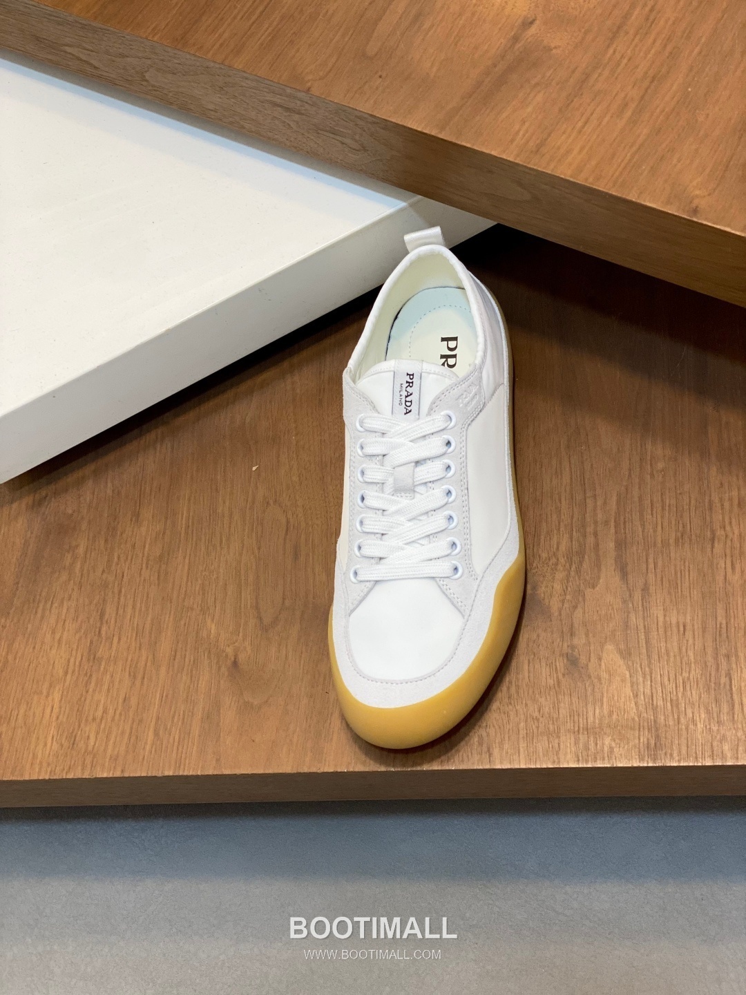 Prada Speedrock Calfskin Mesh Low Sneakers with Elastic Lace Lock Detail 프라다 스피드락 카프스킨 메쉬 로우 스니커즈 엘라스틱 레이스락 디테일 4.5cm 6