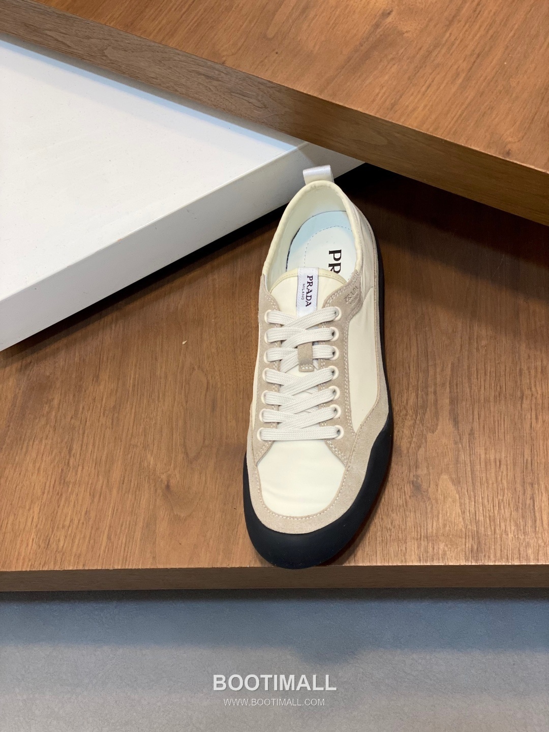 Prada Speedrock Calfskin Mesh Low Sneakers with Elastic Lace Lock Detail 프라다 스피드락 카프스킨 메쉬 로우 스니커즈 엘라스틱 레이스락 디테일 4.5cm 6