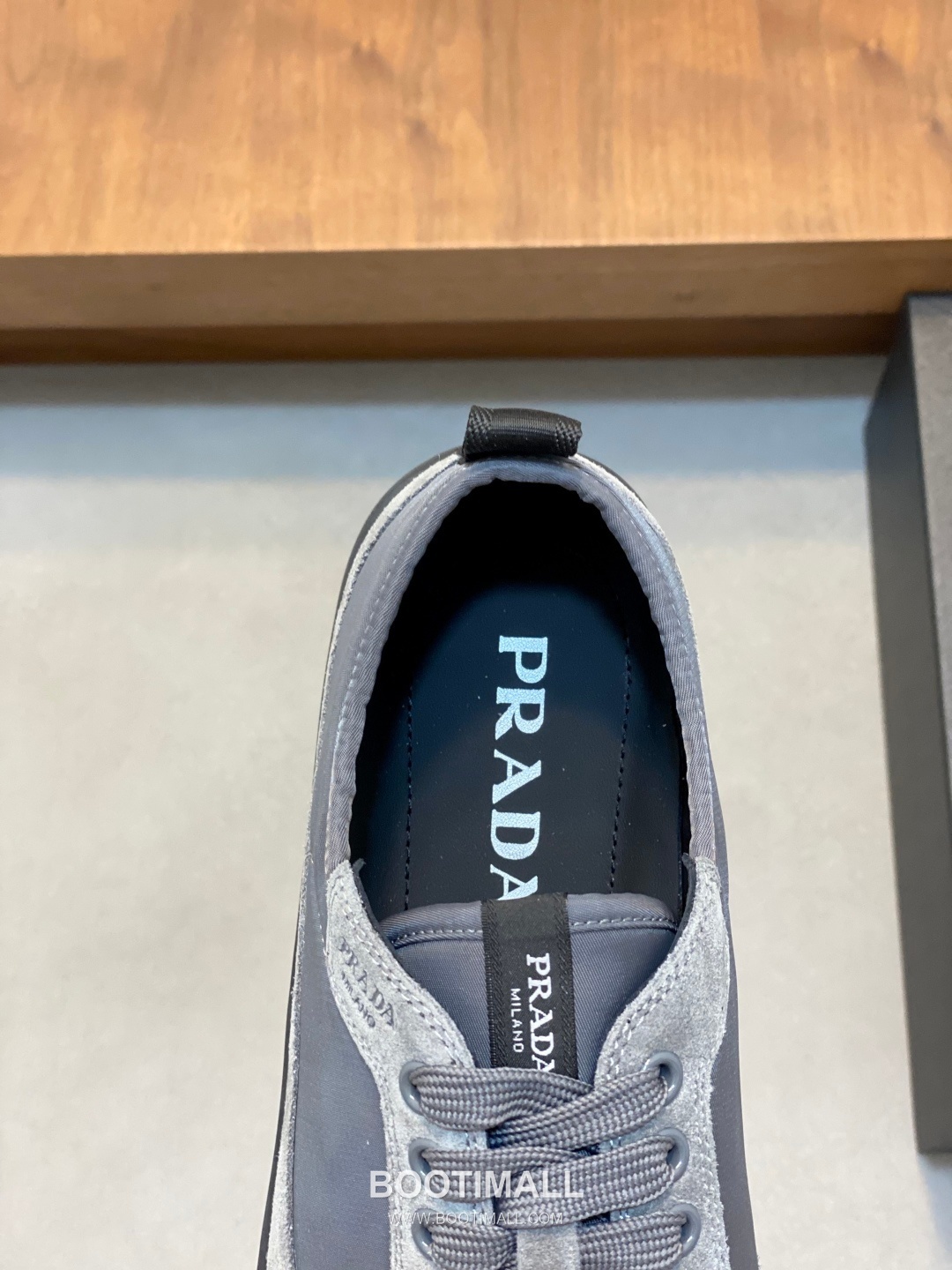 Prada Speedrock Calfskin Mesh Low Sneakers with Elastic Lace Lock Detail 프라다 스피드락 카프스킨 메쉬 로우 스니커즈 엘라스틱 레이스락 디테일 4.5cm 7