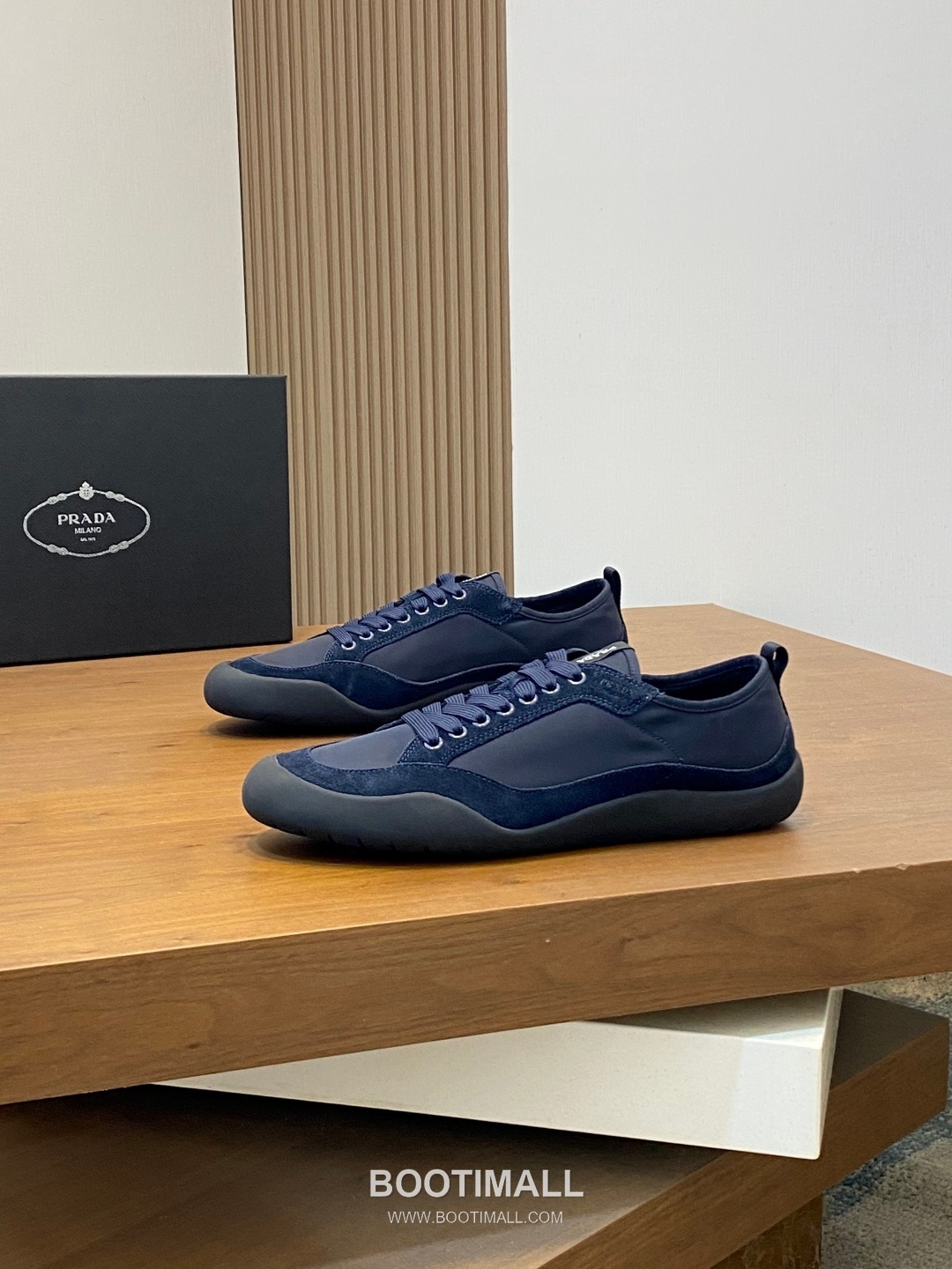 Prada Speedrock Calfskin Mesh Low Sneakers with Elastic Lace Lock Detail 프라다 스피드락 카프스킨 메쉬 로우 스니커즈 엘라스틱 레이스락 디테일 4.5cm 3