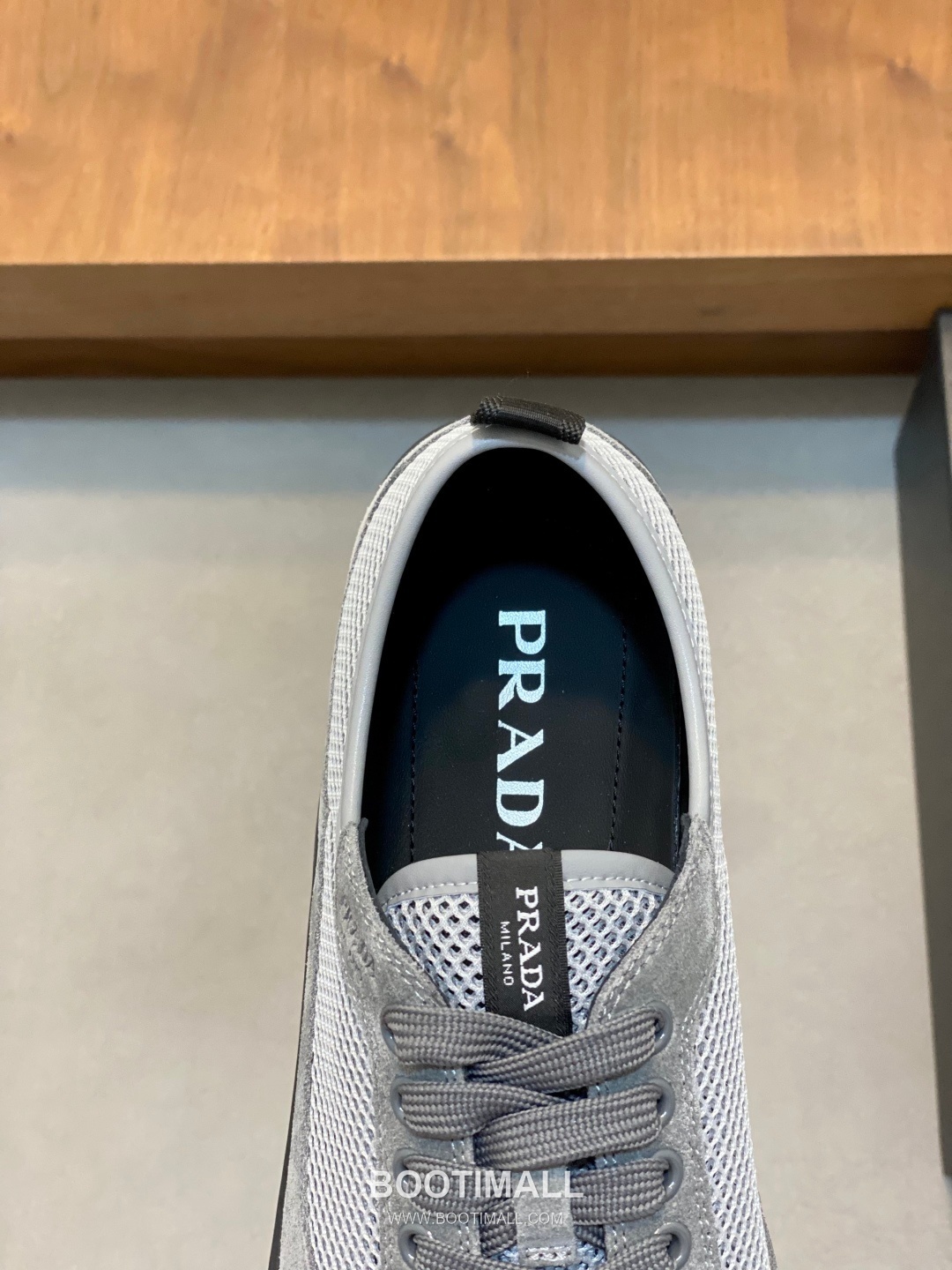 Prada Speedrock Calfskin Mesh Low Sneakers with Elastic Lace Lock Detail 프라다 스피드락 카프스킨 메쉬 로우 스니커즈 엘라스틱 레이스락 디테일 4.5cm 7