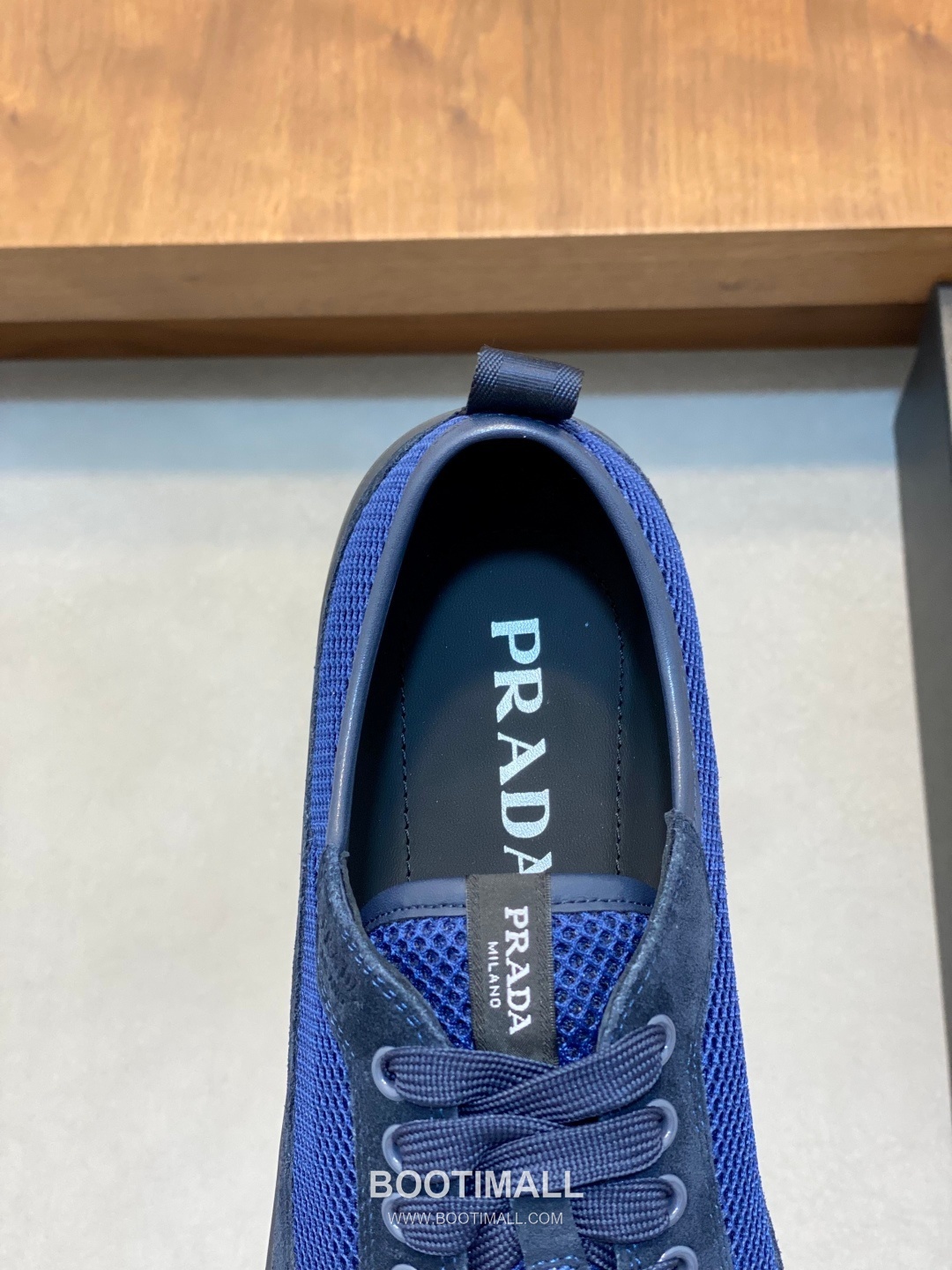 Prada Speedrock Calfskin Mesh Low Sneakers with Elastic Lace Lock Detail 프라다 스피드락 카프스킨 메쉬 로우 스니커즈 엘라스틱 레이스락 디테일 4.5cm 7