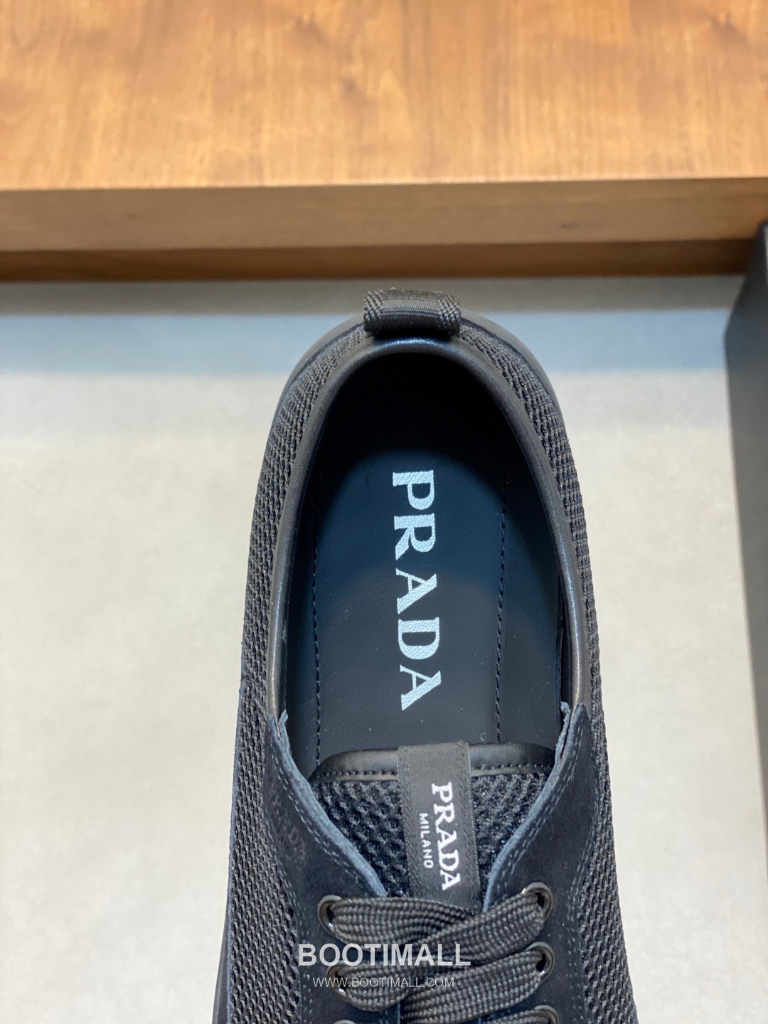 Prada Speedrock Calfskin Mesh Low Sneakers with Elastic Lace Lock Detail 프라다 스피드락 카프스킨 메쉬 로우 스니커즈 엘라스틱 레이스락 디테일 4.5cm 7