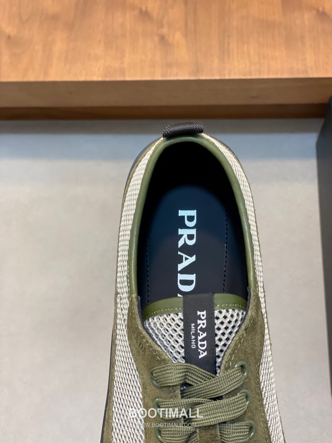 Prada Speedrock Calfskin Mesh Low Sneakers with Elastic Lace Lock Detail 프라다 스피드락 카프스킨 메쉬 로우 스니커즈 엘라스틱 레이스락 디테일 4.5cm 7