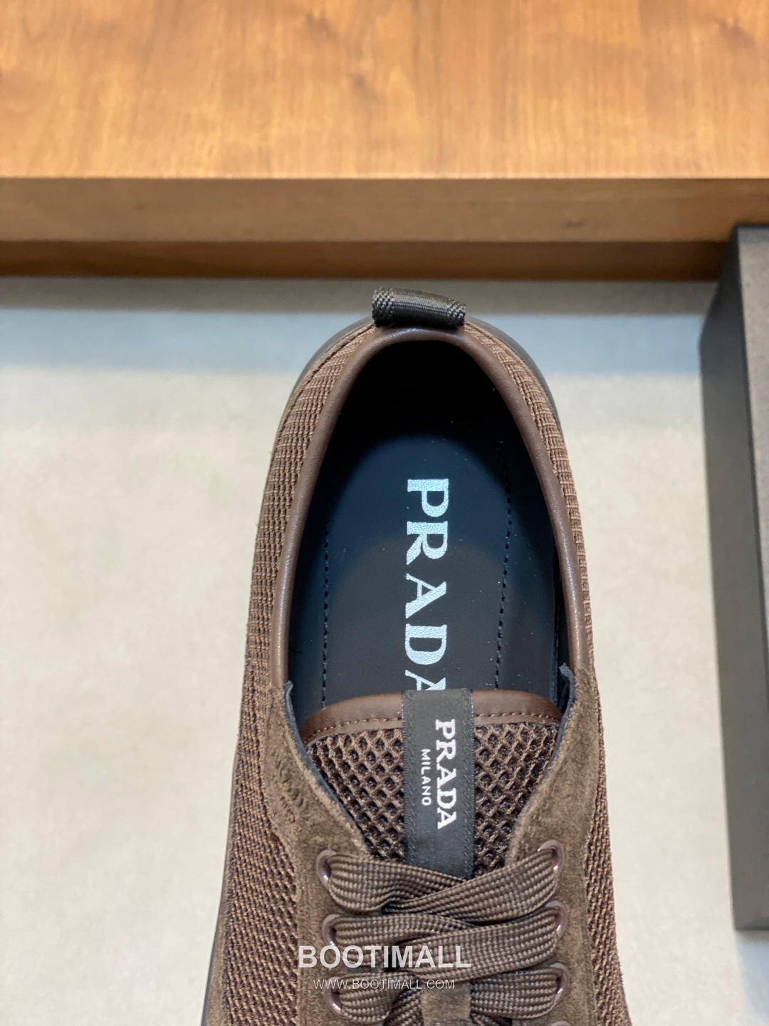 Prada Speedrock Calfskin Mesh Low Sneakers with Elastic Lace Lock Detail 프라다 스피드락 카프스킨 메쉬 로우 스니커즈 엘라스틱 레이스락 디테일 4.5cm 7