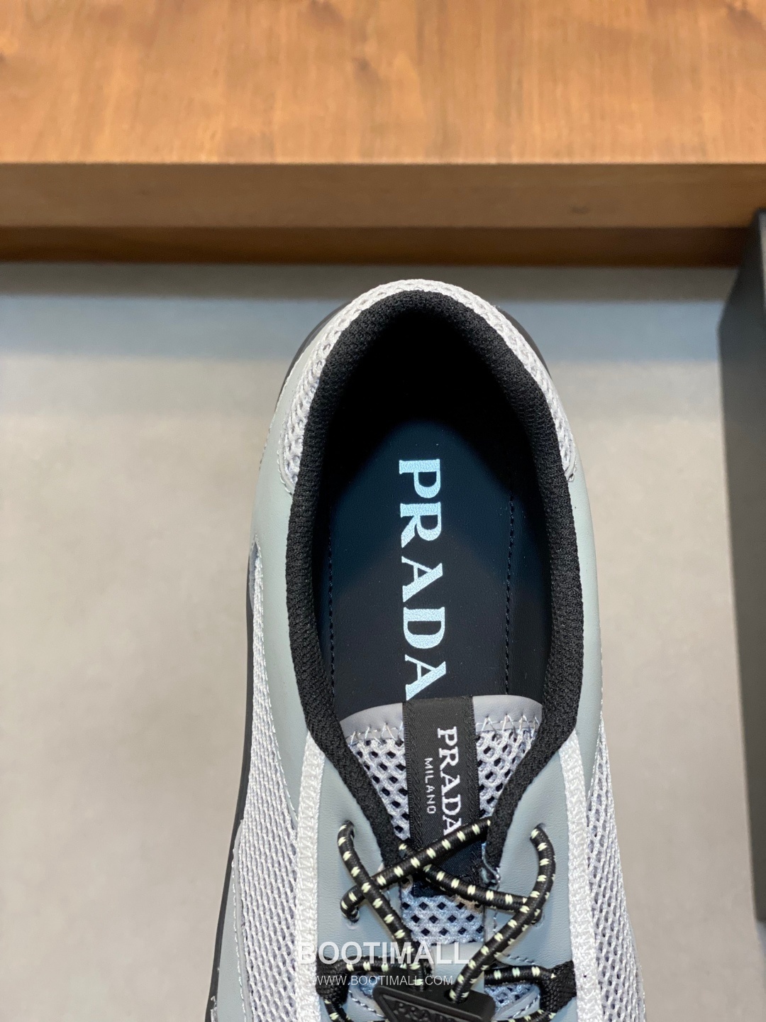 Prada Speedrock Calfskin Mesh Low Sneakers with Elastic Lace Lock Detail 프라다 스피드락 카프스킨 메쉬 로우 스니커즈 엘라스틱 레이스락 디테일 4.5cm 7