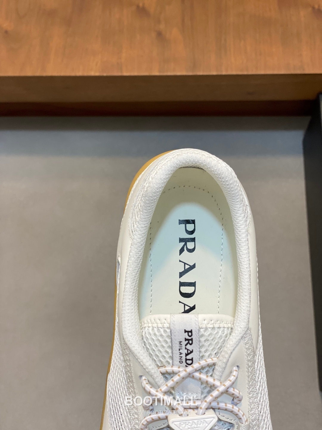 Prada Speedrock Calfskin Mesh Low Sneakers with Elastic Lace Lock Detail 프라다 스피드락 카프스킨 메쉬 로우 스니커즈 엘라스틱 레이스락 디테일 4.5cm 7