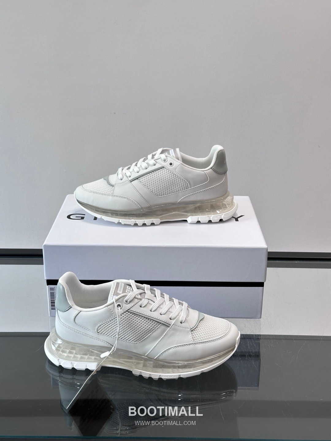 Givenchy Calfskin Mesh Low Sneakers with Air Cushion Sole Detail 지방시 카프스킨 메쉬 로우 스니커즈 에어쿠션 솔 디테일 4.5cm 4