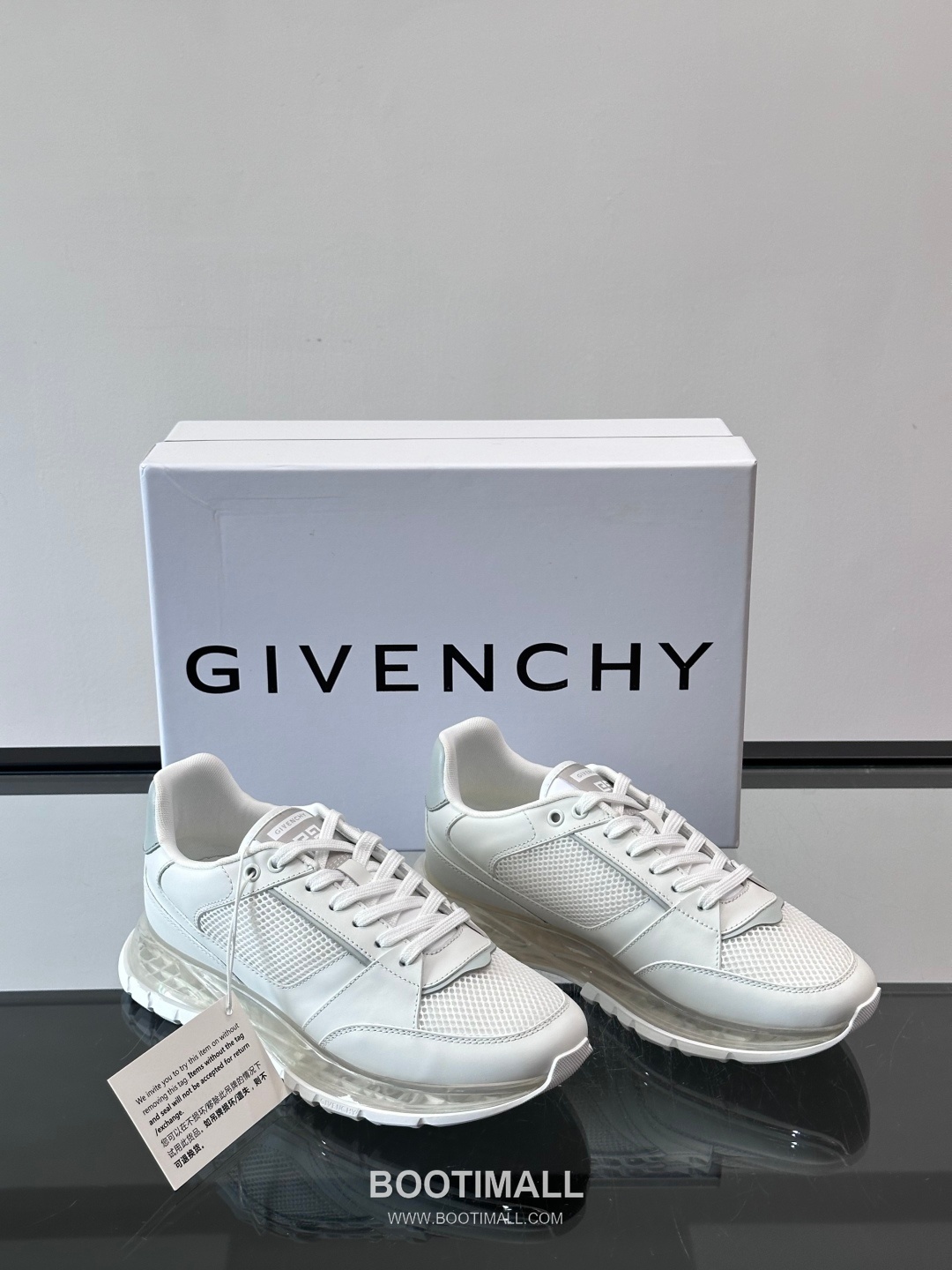 Givenchy Calfskin Mesh Low Sneakers with Air Cushion Sole Detail 지방시 카프스킨 메쉬 로우 스니커즈 에어쿠션 솔 디테일 4.5cm 5