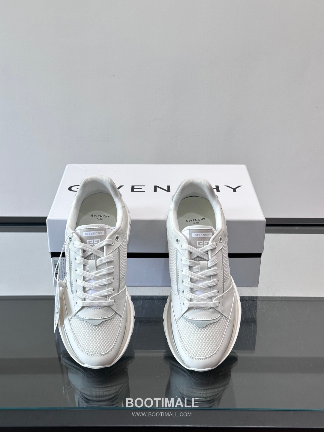 Givenchy Calfskin Mesh Low Sneakers with Air Cushion Sole Detail 지방시 카프스킨 메쉬 로우 스니커즈 에어쿠션 솔 디테일 4.5cm 6