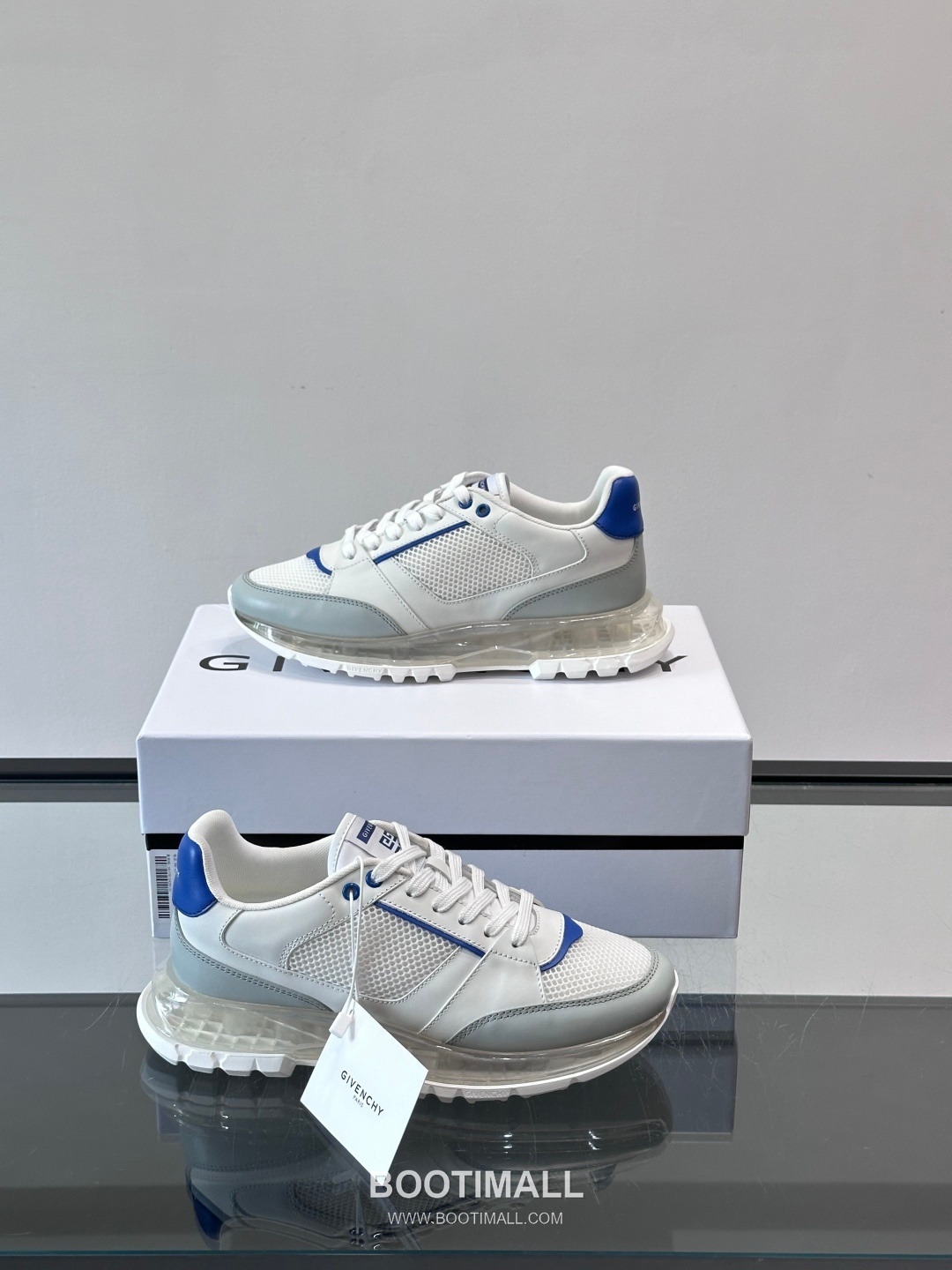 Givenchy Calfskin Mesh Low Sneakers with Air Cushion Sole Detail 지방시 카프스킨 메쉬 로우 스니커즈 에어쿠션 솔 디테일 4.5cm 4