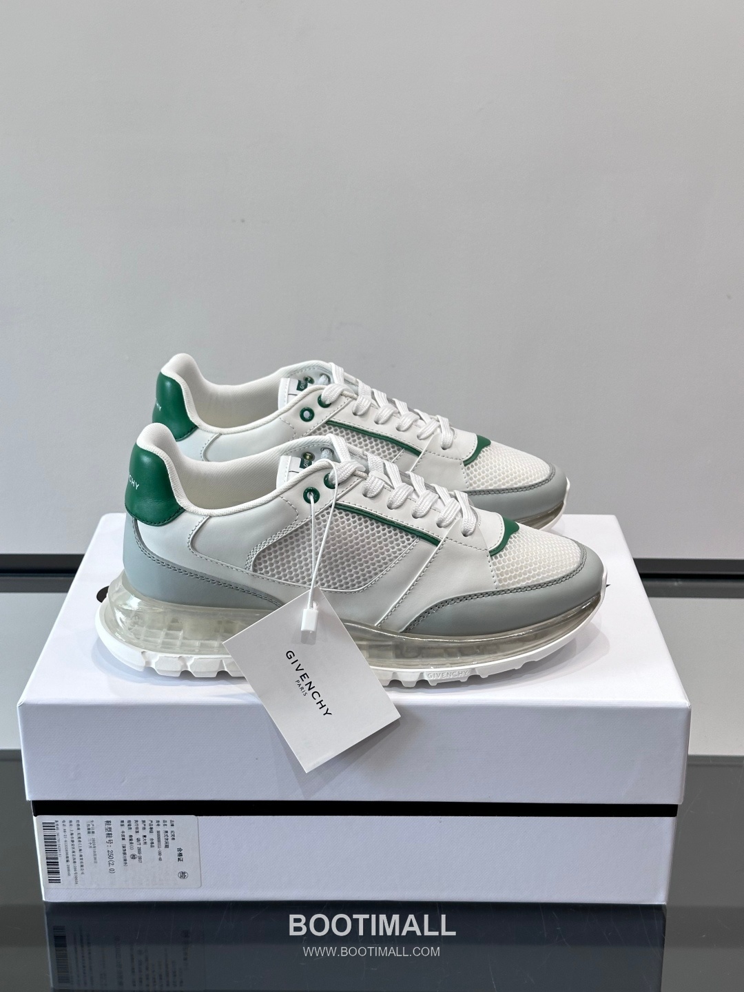 Givenchy Calfskin Mesh Low Sneakers with Air Cushion Sole Detail 지방시 카프스킨 메쉬 로우 스니커즈 에어쿠션 솔 디테일 4.5cm 1