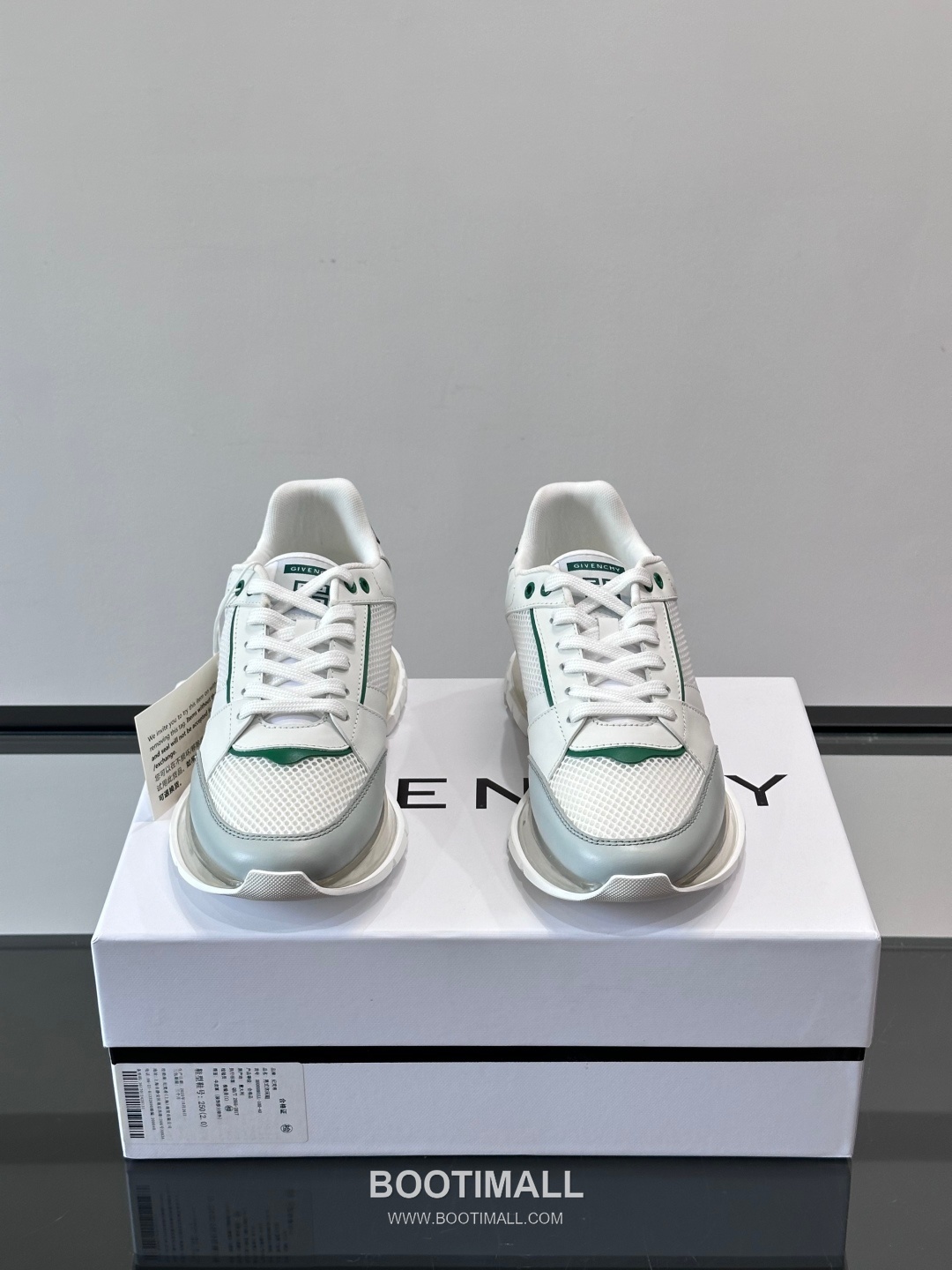 Givenchy Calfskin Mesh Low Sneakers with Air Cushion Sole Detail 지방시 카프스킨 메쉬 로우 스니커즈 에어쿠션 솔 디테일 4.5cm 2