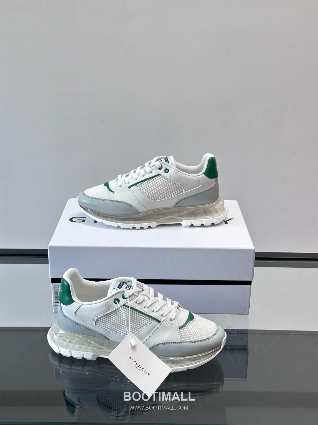 Givenchy Calfskin Mesh Low Sneakers with Air Cushion Sole Detail 지방시 카프스킨 메쉬 로우 스니커즈 에어쿠션 솔 디테일 4.5cm 4