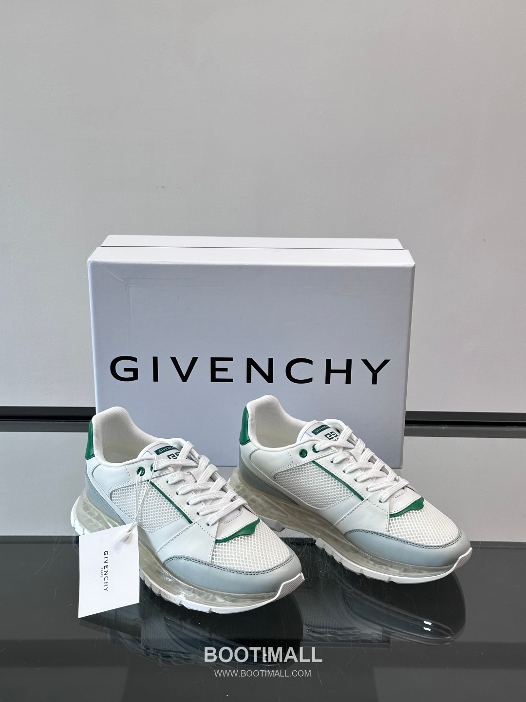 Givenchy Calfskin Mesh Low Sneakers with Air Cushion Sole Detail 지방시 카프스킨 메쉬 로우 스니커즈 에어쿠션 솔 디테일 4.5cm 5