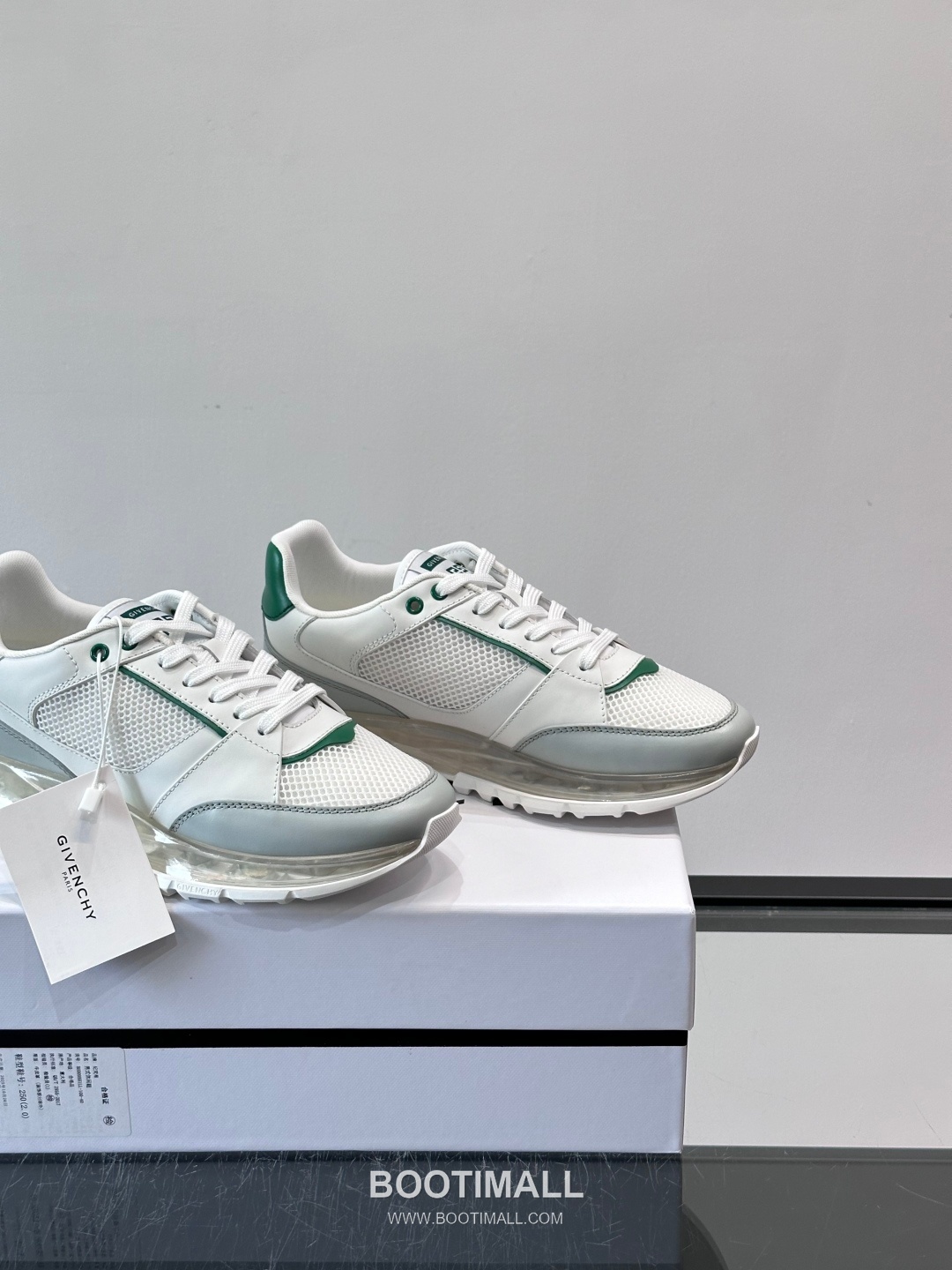 Givenchy Calfskin Mesh Low Sneakers with Air Cushion Sole Detail 지방시 카프스킨 메쉬 로우 스니커즈 에어쿠션 솔 디테일 4.5cm 7