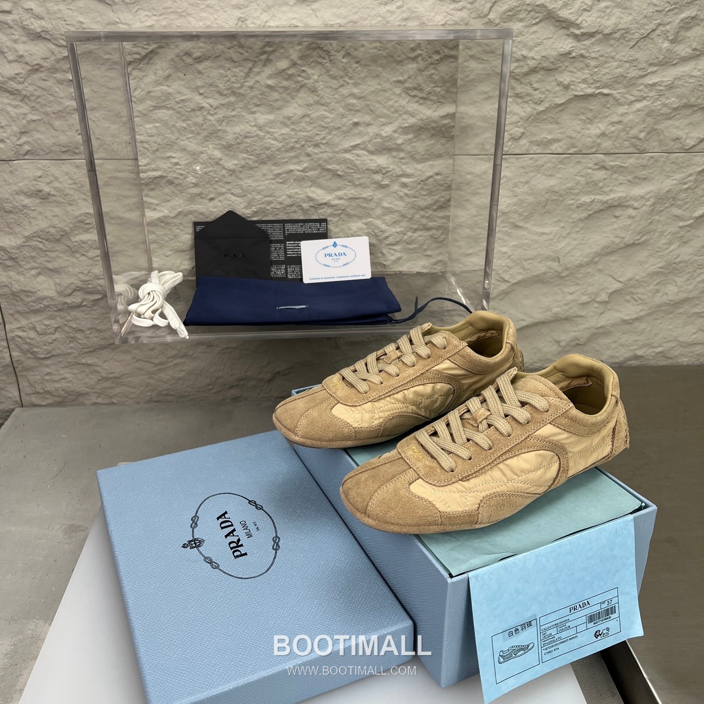 Prada Suede Silk Low German Trainer Sneakers with Rubber Sole Detail 프라다 스웨이드 실크 로우 독일군 트레이너 스니커즈 러버솔 디테일 3.0cm 2