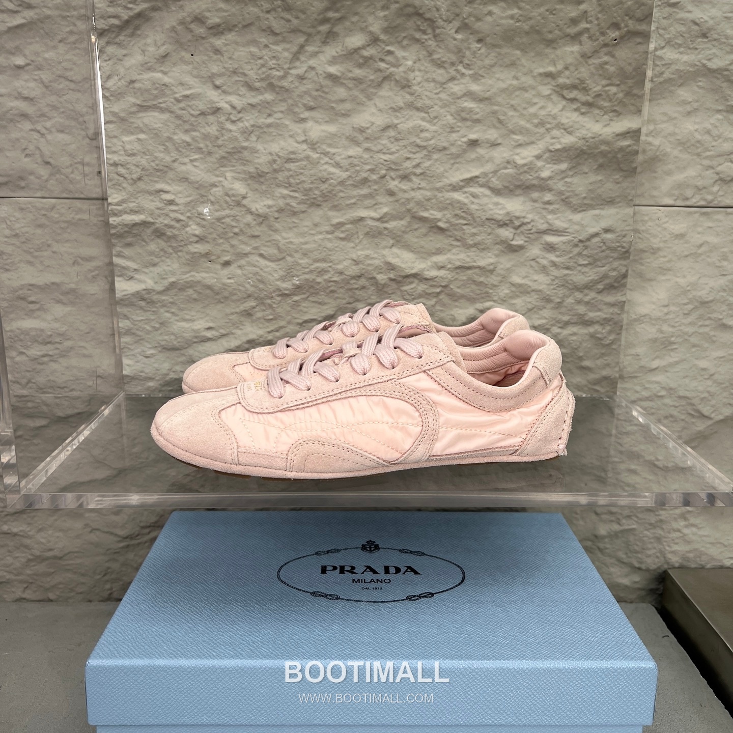 Prada Suede Silk Low German Trainer Sneakers with Rubber Sole Detail 프라다 스웨이드 실크 로우 독일군 트레이너 스니커즈 러버솔 디테일 3.0cm 1