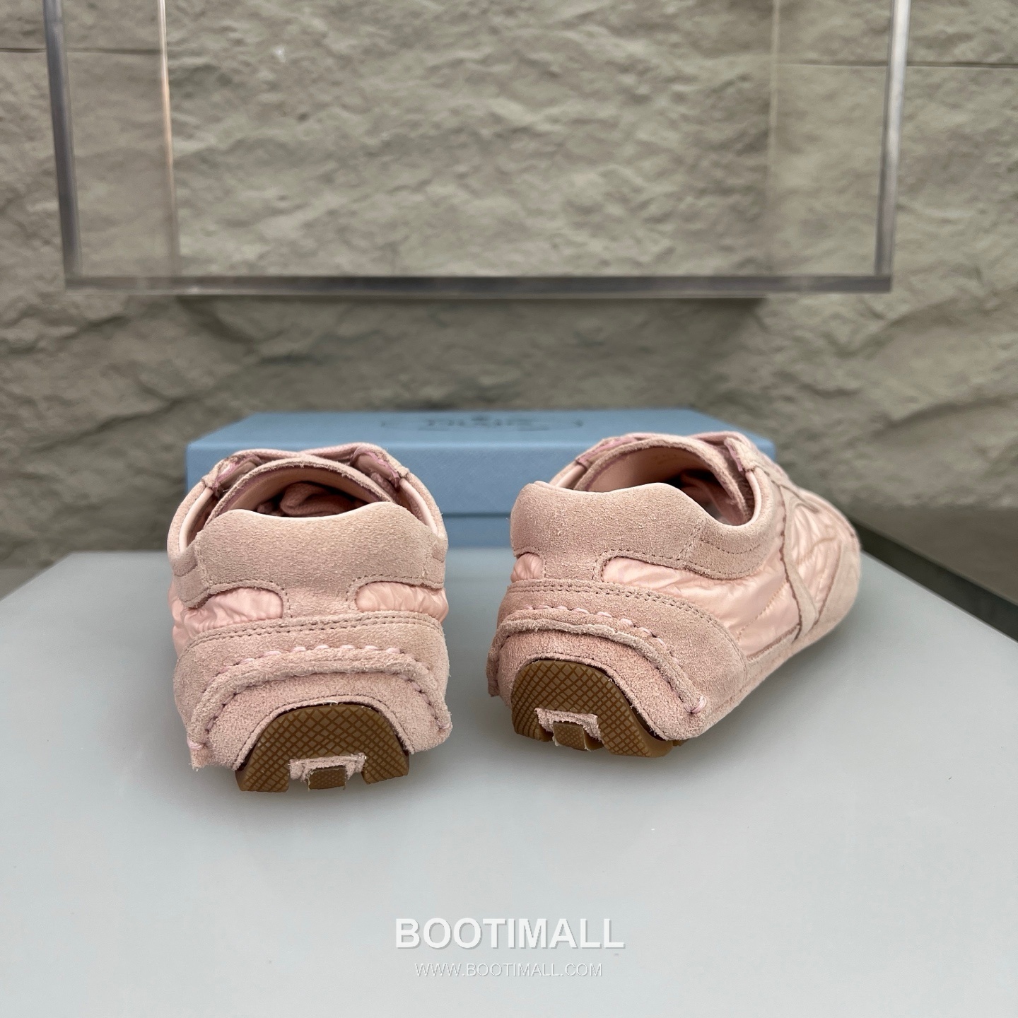 Prada Suede Silk Low German Trainer Sneakers with Rubber Sole Detail 프라다 스웨이드 실크 로우 독일군 트레이너 스니커즈 러버솔 디테일 3.0cm 8