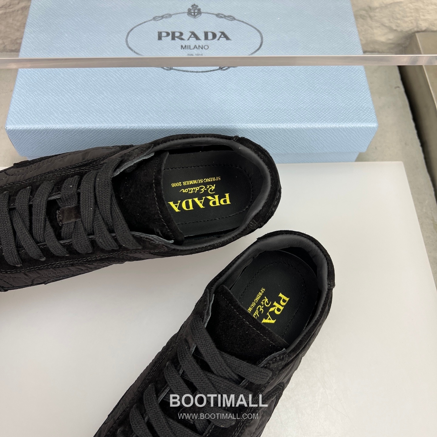 Prada Suede Silk Low German Trainer Sneakers with Rubber Sole Detail 프라다 스웨이드 실크 로우 독일군 트레이너 스니커즈 러버솔 디테일 3.0cm 7