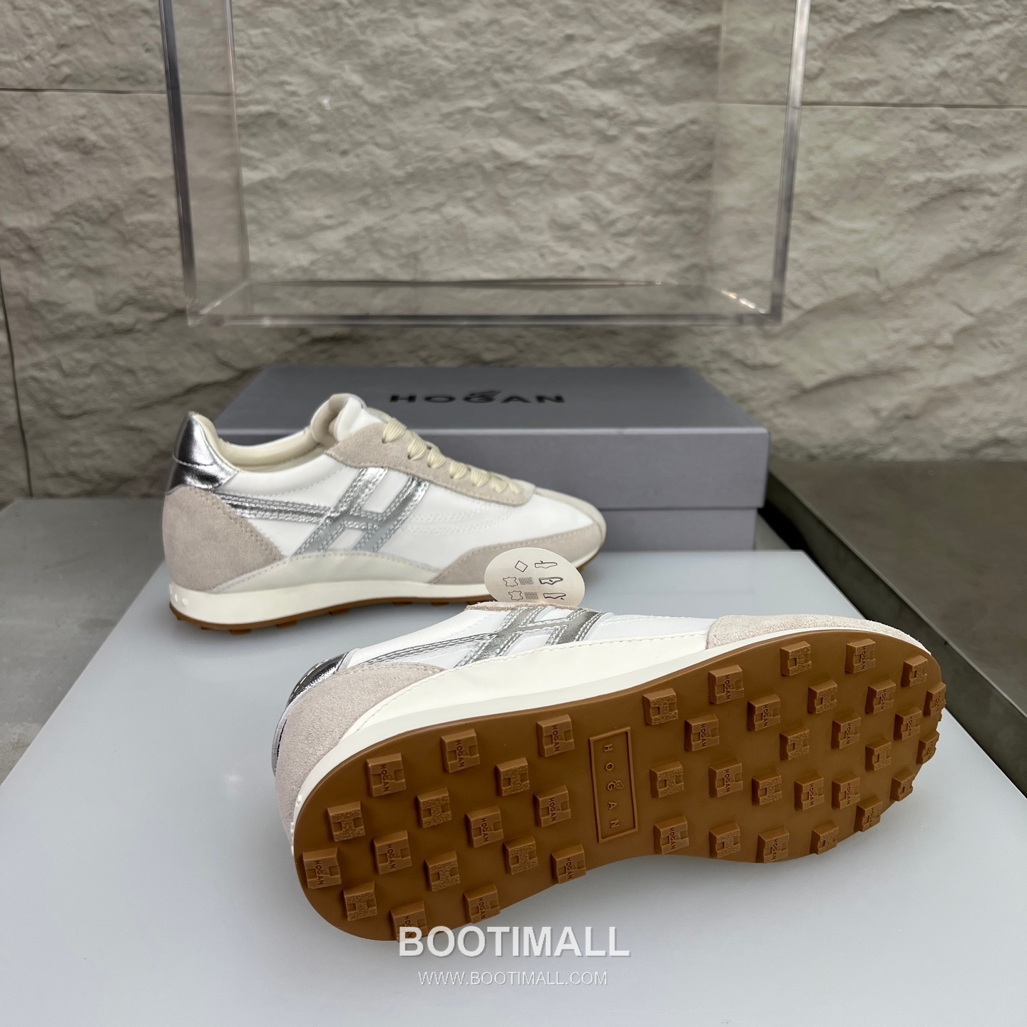 Hogan Calfskin Suede Low Sneakers with Lace-Up Platform Detail 호간 카프스킨 스웨이드 로우 스니커즈 레이스업 플랫폼 디테일 5.6cm 9