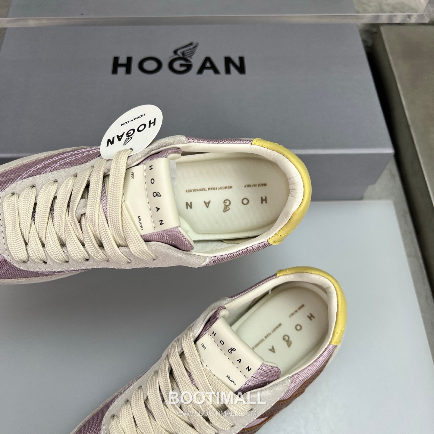 Hogan Calfskin Suede Low Sneakers with Lace-Up Platform Detail 호간 카프스킨 스웨이드 로우 스니커즈 레이스업 플랫폼 디테일 5.6cm 7