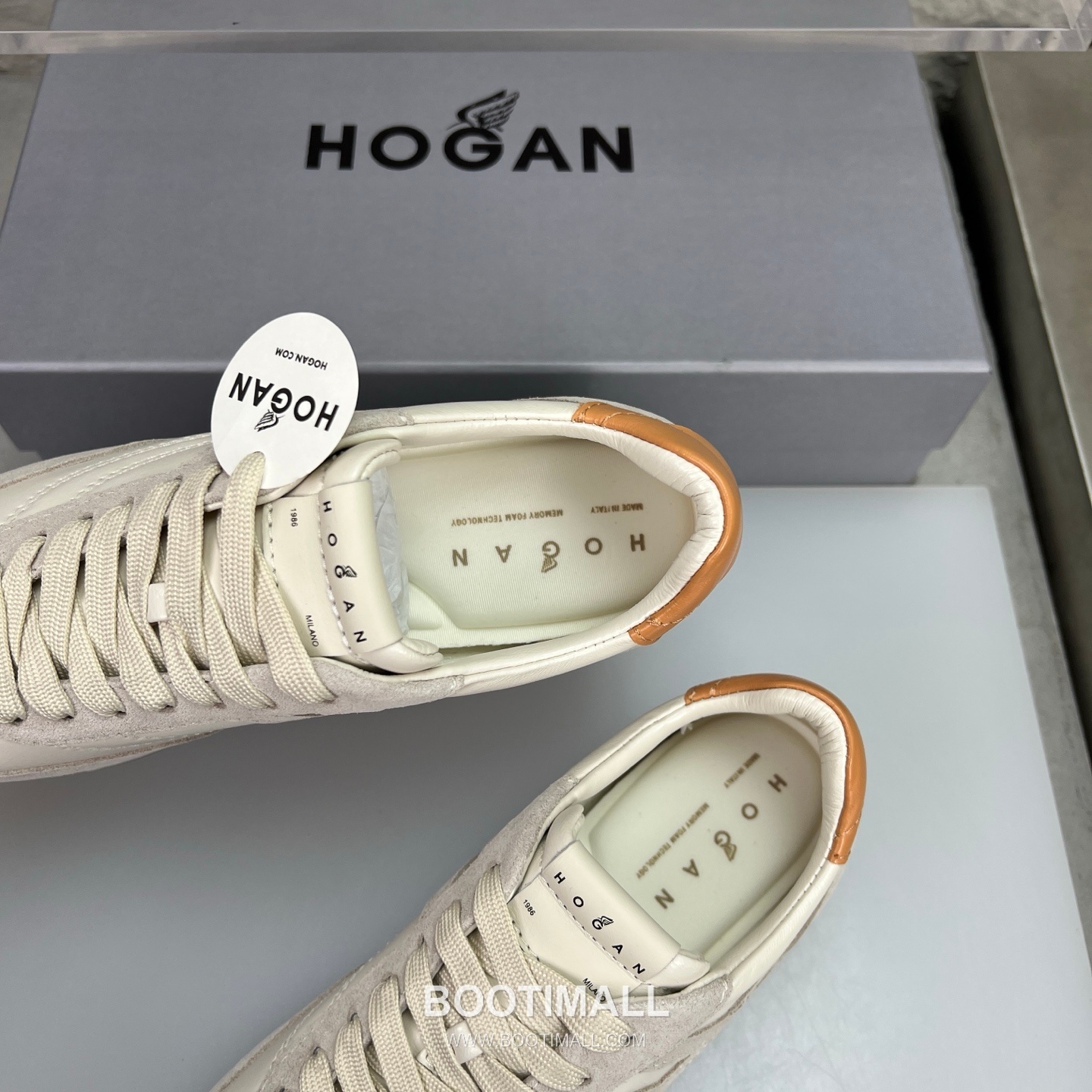 Hogan Calfskin Suede Low Sneakers with Lace-Up Platform Detail 호간 카프스킨 스웨이드 로우 스니커즈 레이스업 플랫폼 디테일 5.6cm 7