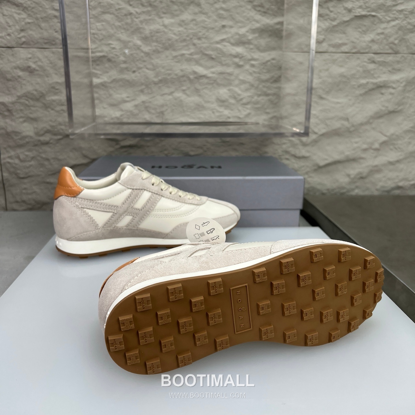 Hogan Calfskin Suede Low Sneakers with Lace-Up Platform Detail 호간 카프스킨 스웨이드 로우 스니커즈 레이스업 플랫폼 디테일 5.6cm 9