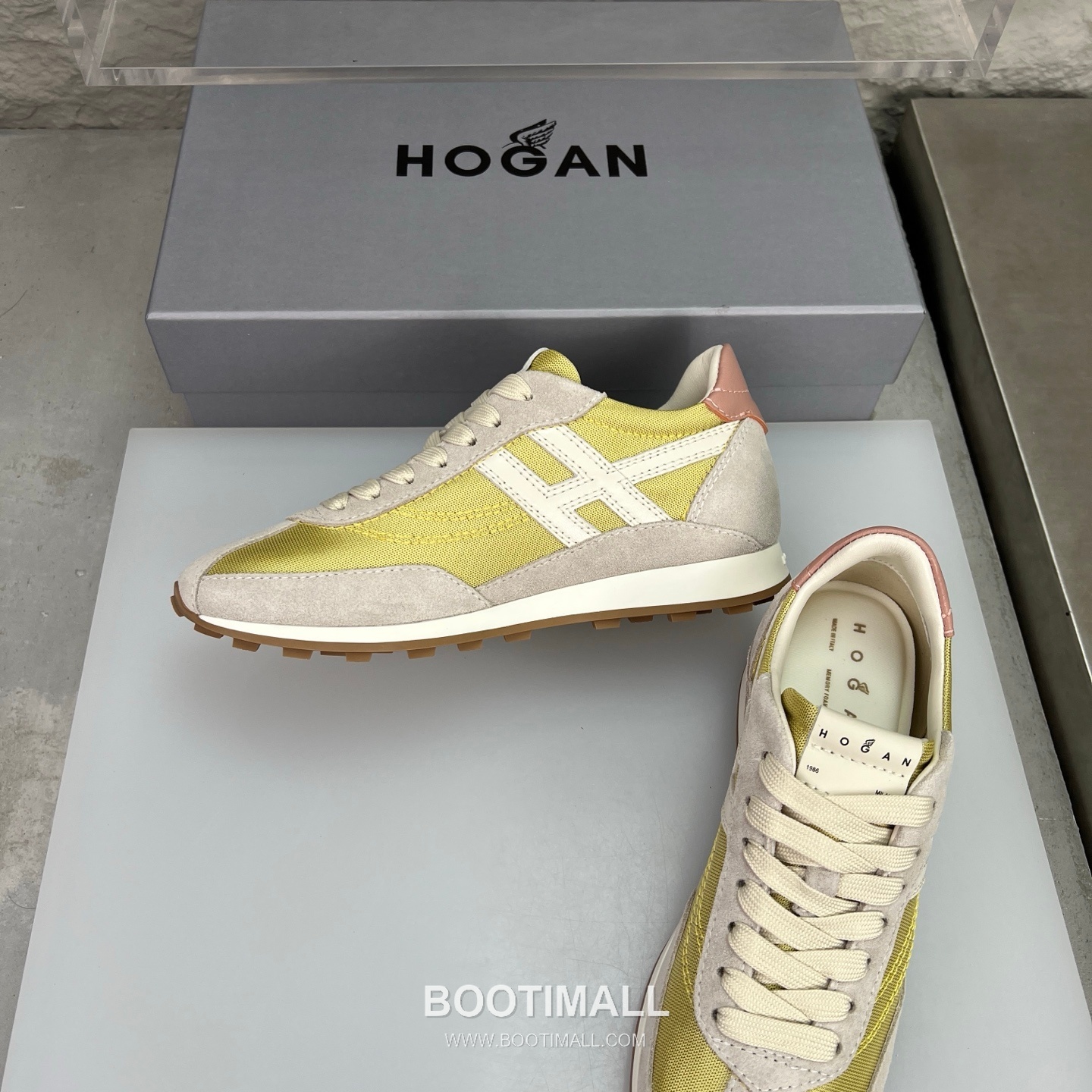 Hogan Calfskin Suede Low Sneakers with Lace-Up Platform Detail 호간 카프스킨 스웨이드 로우 스니커즈 레이스업 플랫폼 디테일 5.6cm 5
