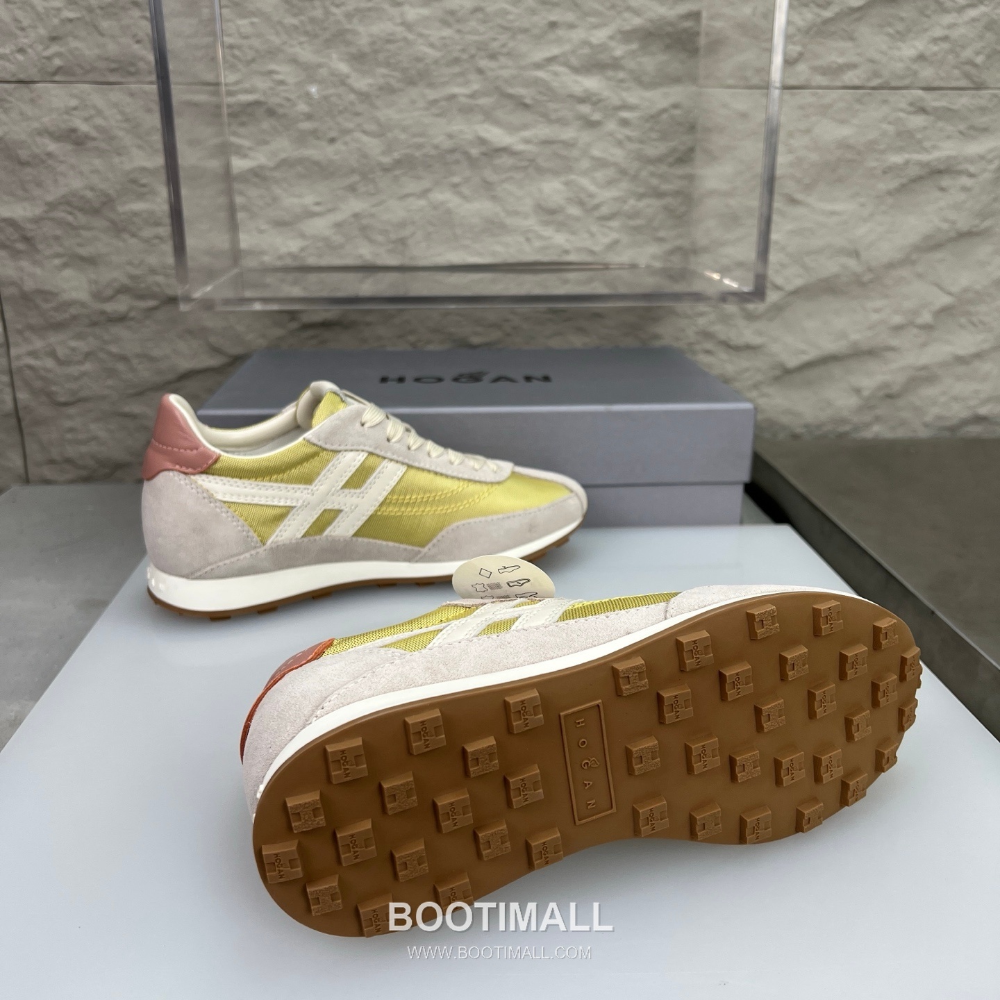 Hogan Calfskin Suede Low Sneakers with Lace-Up Platform Detail 호간 카프스킨 스웨이드 로우 스니커즈 레이스업 플랫폼 디테일 5.6cm 9