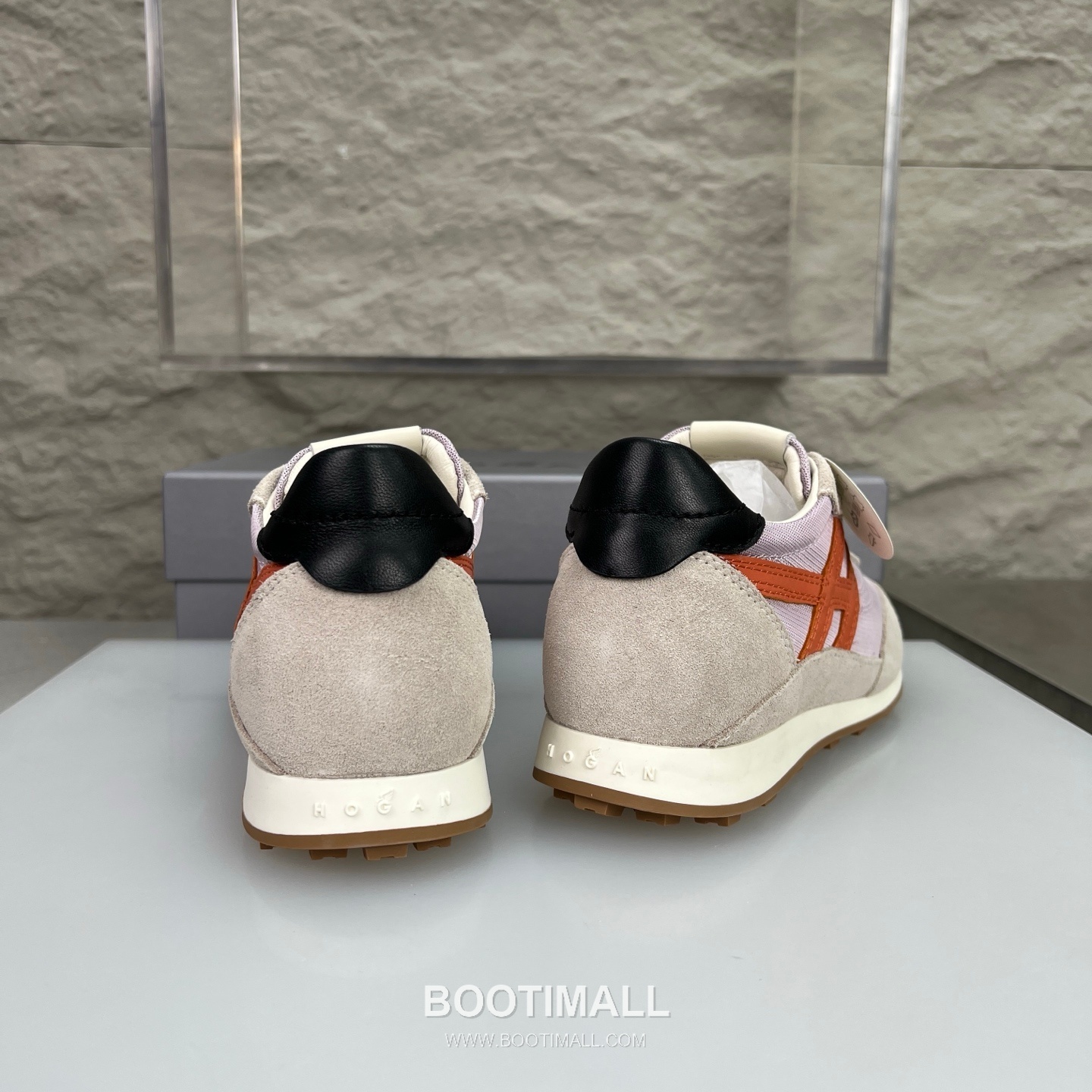 Hogan Calfskin Suede Low Sneakers with Lace-Up Platform Detail 호간 카프스킨 스웨이드 로우 스니커즈 레이스업 플랫폼 디테일 5.6cm 8