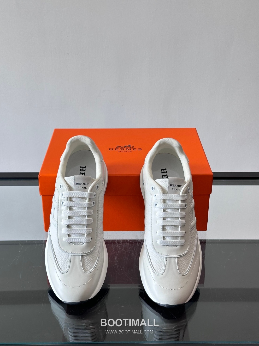 Hermes Calfskin Mesh Low Sneakers with H Logo Detail 에르메스 카프스킨 메쉬 로우 스니커즈 H 로고 디테일 4.5cm 6