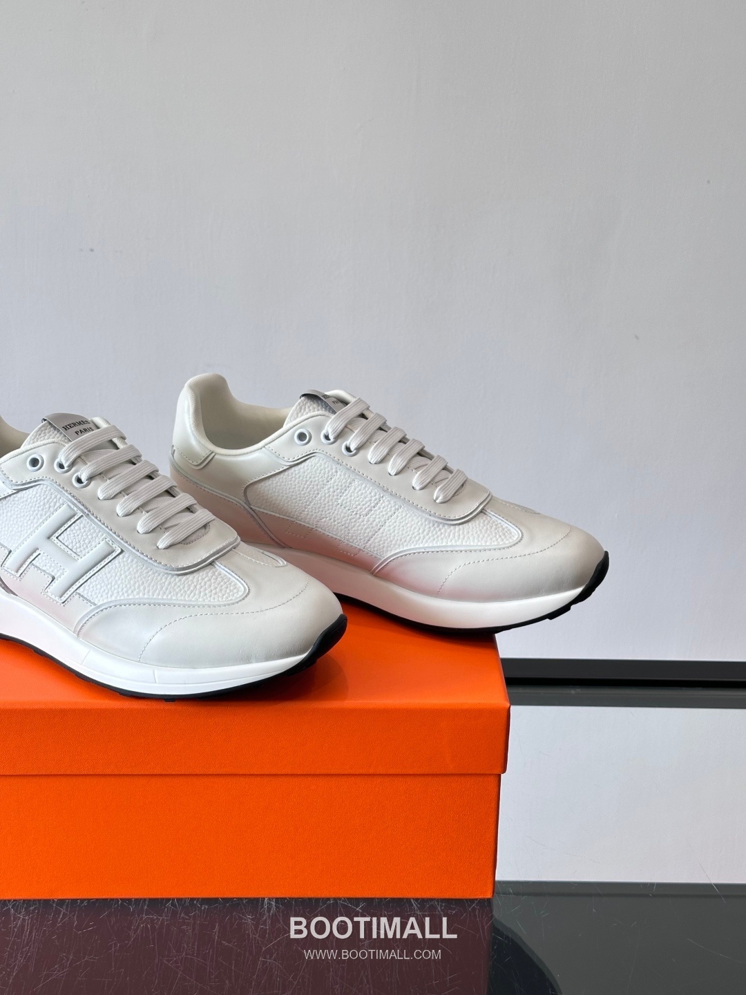 Hermes Calfskin Mesh Low Sneakers with H Logo Detail 에르메스 카프스킨 메쉬 로우 스니커즈 H 로고 디테일 4.5cm 7