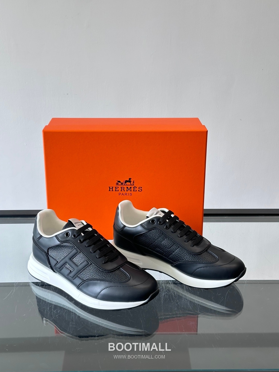 Hermes Calfskin Mesh Low Sneakers with H Logo Detail 에르메스 카프스킨 메쉬 로우 스니커즈 H 로고 디테일 4.5cm 5