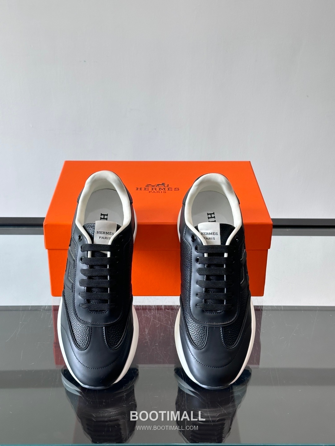Hermes Calfskin Mesh Low Sneakers with H Logo Detail 에르메스 카프스킨 메쉬 로우 스니커즈 H 로고 디테일 4.5cm 6