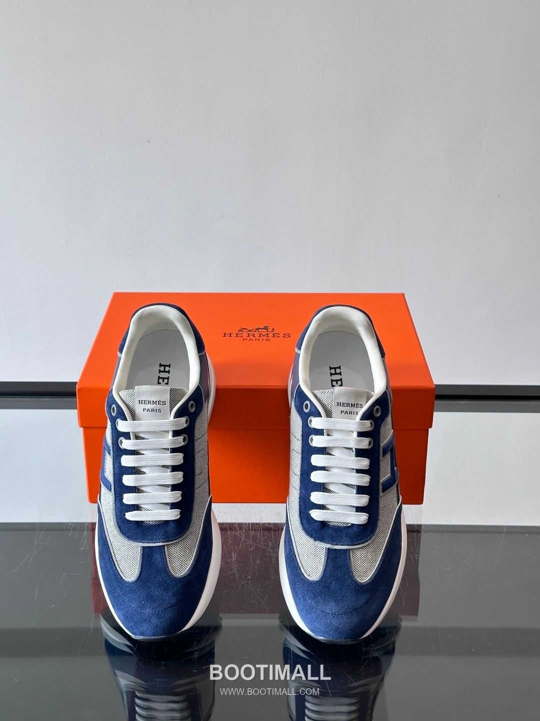 Hermes Calfskin Mesh Low Sneakers with H Logo Detail 에르메스 카프스킨 메쉬 로우 스니커즈 H 로고 디테일 4.5cm 6