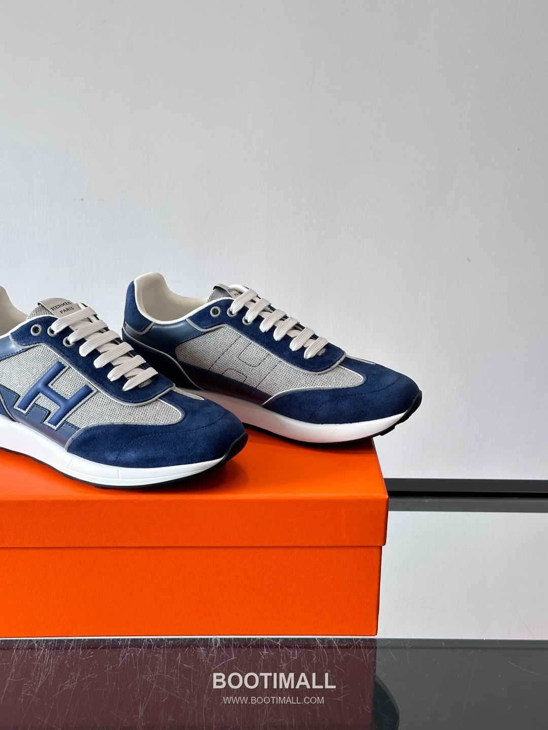 Hermes Calfskin Mesh Low Sneakers with H Logo Detail 에르메스 카프스킨 메쉬 로우 스니커즈 H 로고 디테일 4.5cm 7