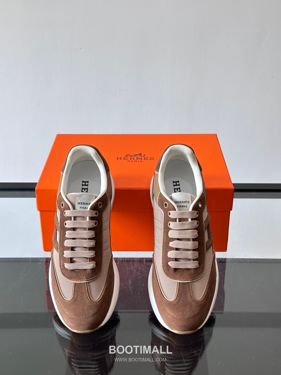 Hermes Calfskin Mesh Low Sneakers with H Logo Detail 에르메스 카프스킨 메쉬 로우 스니커즈 H 로고 디테일 4.5cm 6